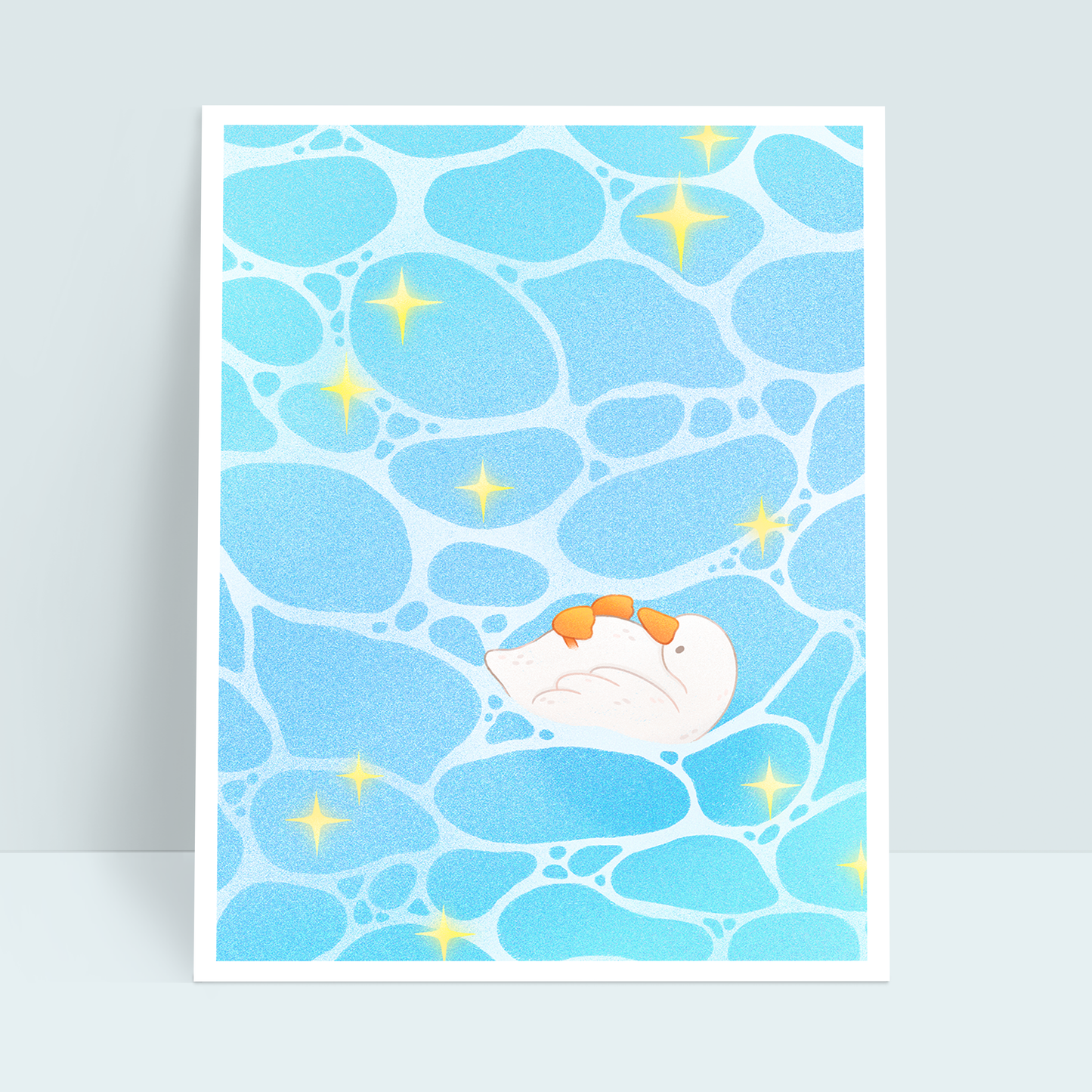 Floating Goose 11x14 Art Print