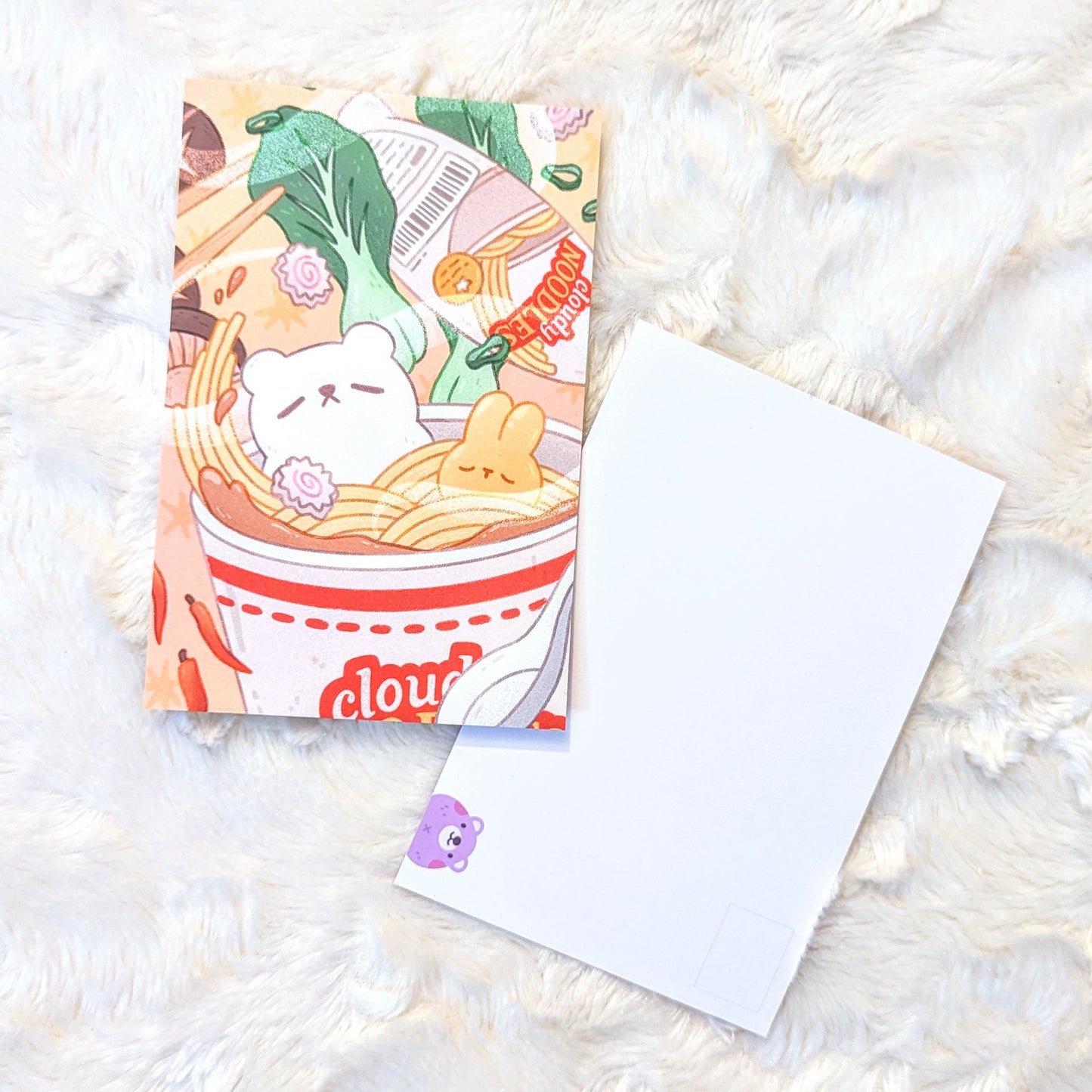 Cloudy Noodles Postcard