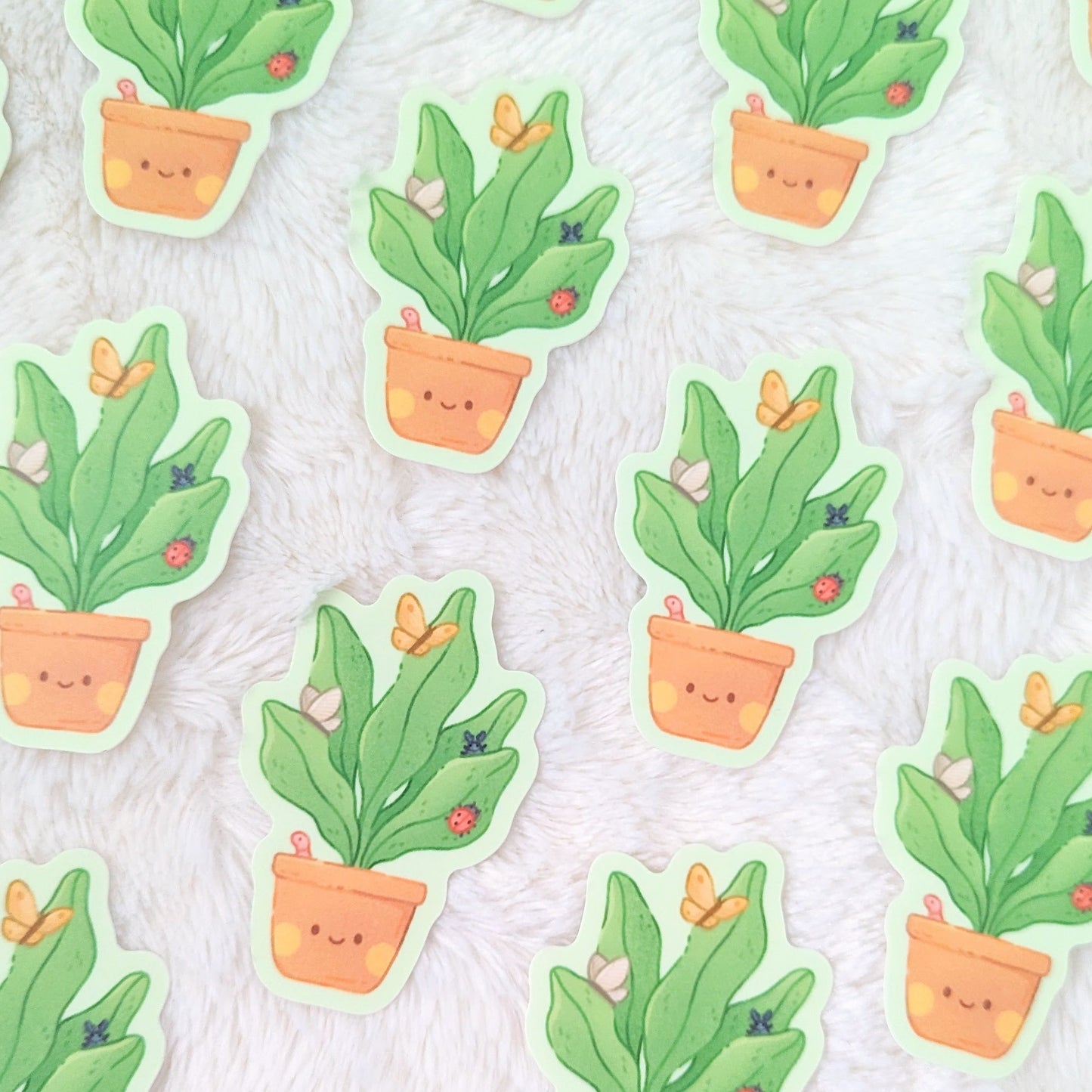 Garden Friends Waterproof Stickers