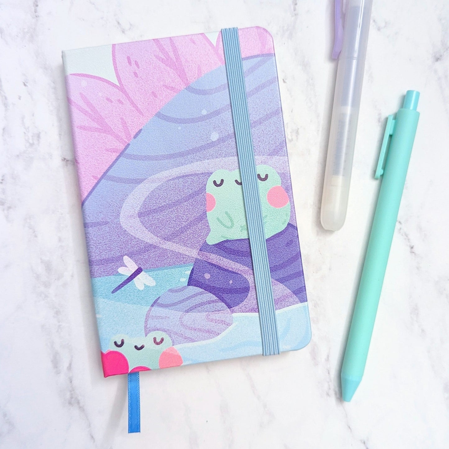 River Frogs A6 Mini Notebook (Blank)