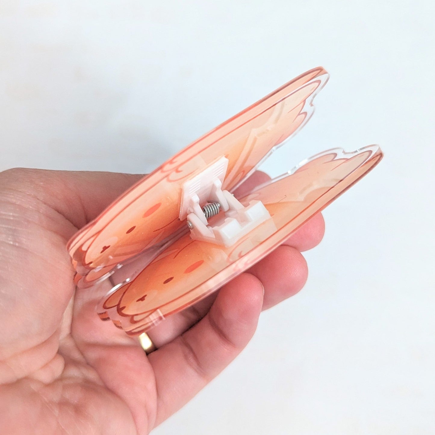 Maku the Bread Bear Acrylic Stationery Clips