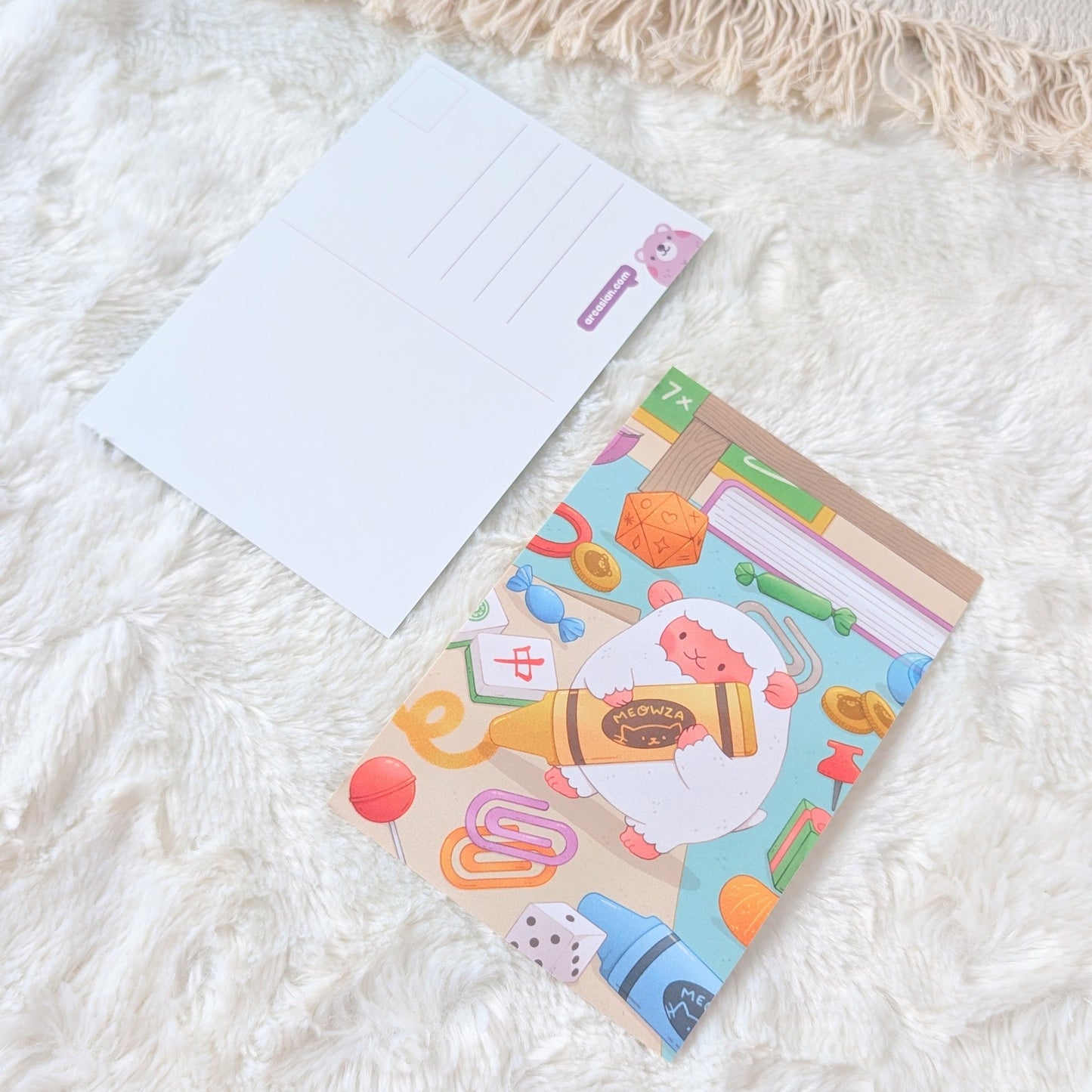 Messy Desk Postcard