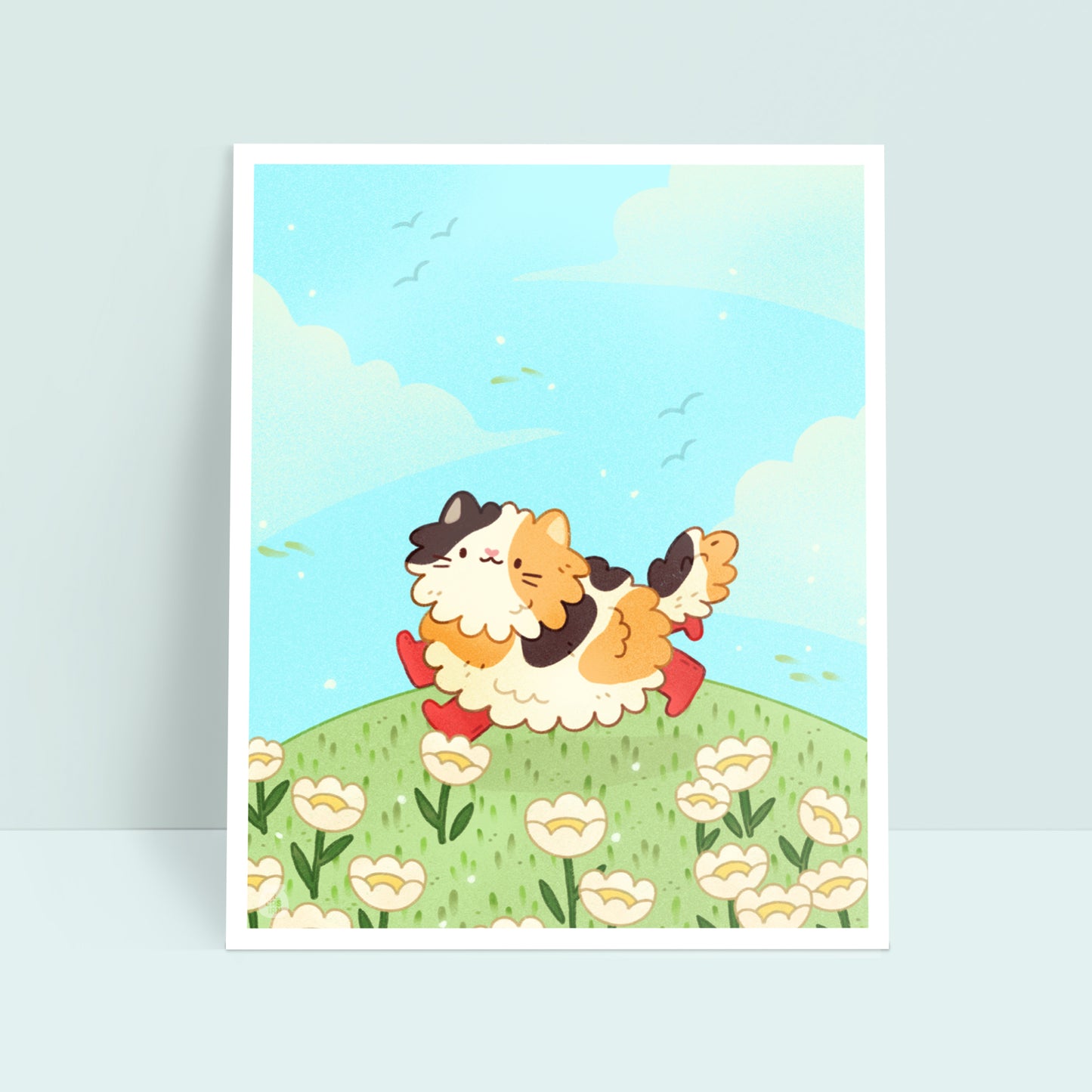 Boots n Cats 8x10 Art Print