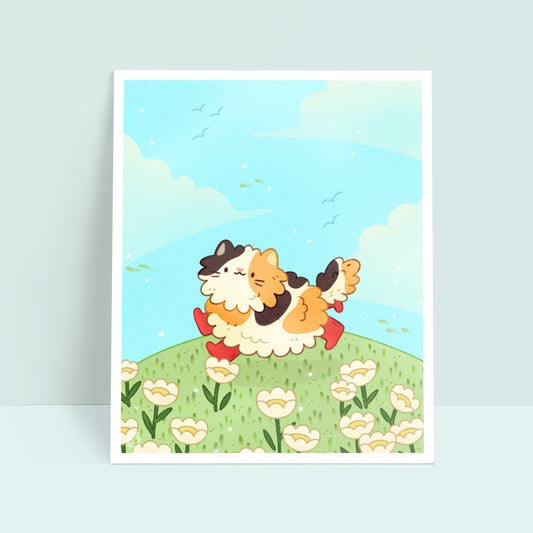 Boots n Cats 8x10 Art Print