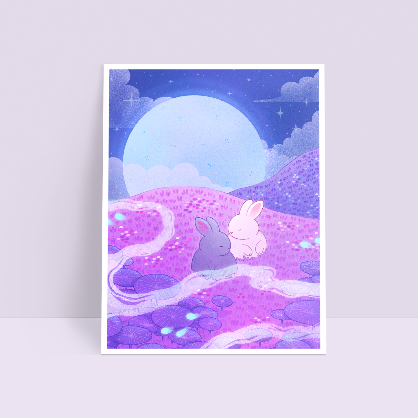 By the Moon 6x8 Art Print