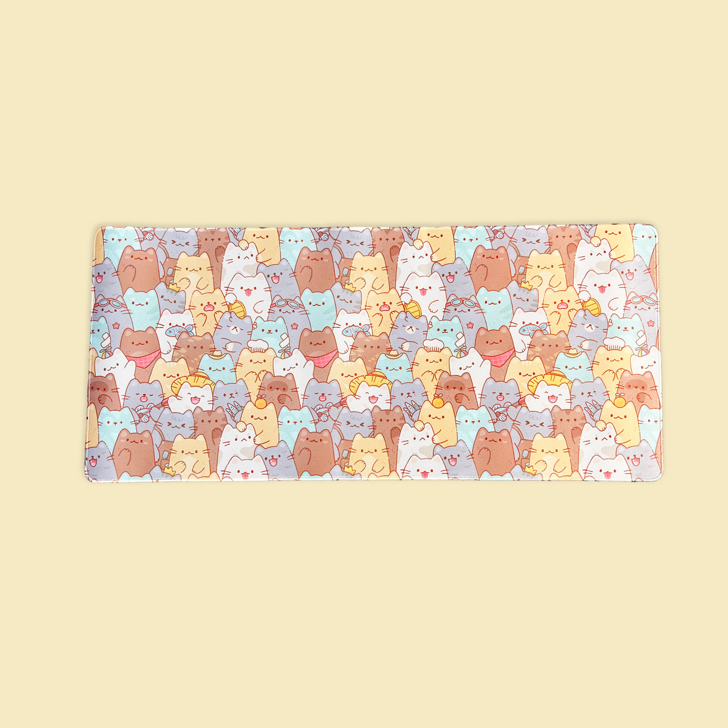 Cat Pile Desk Mat