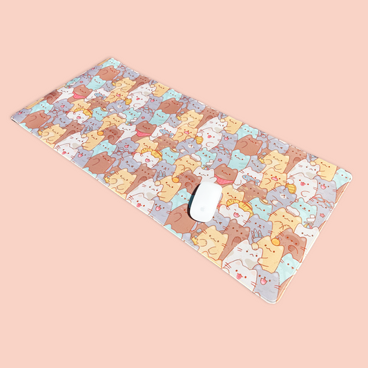 Cat Pile Desk Mat