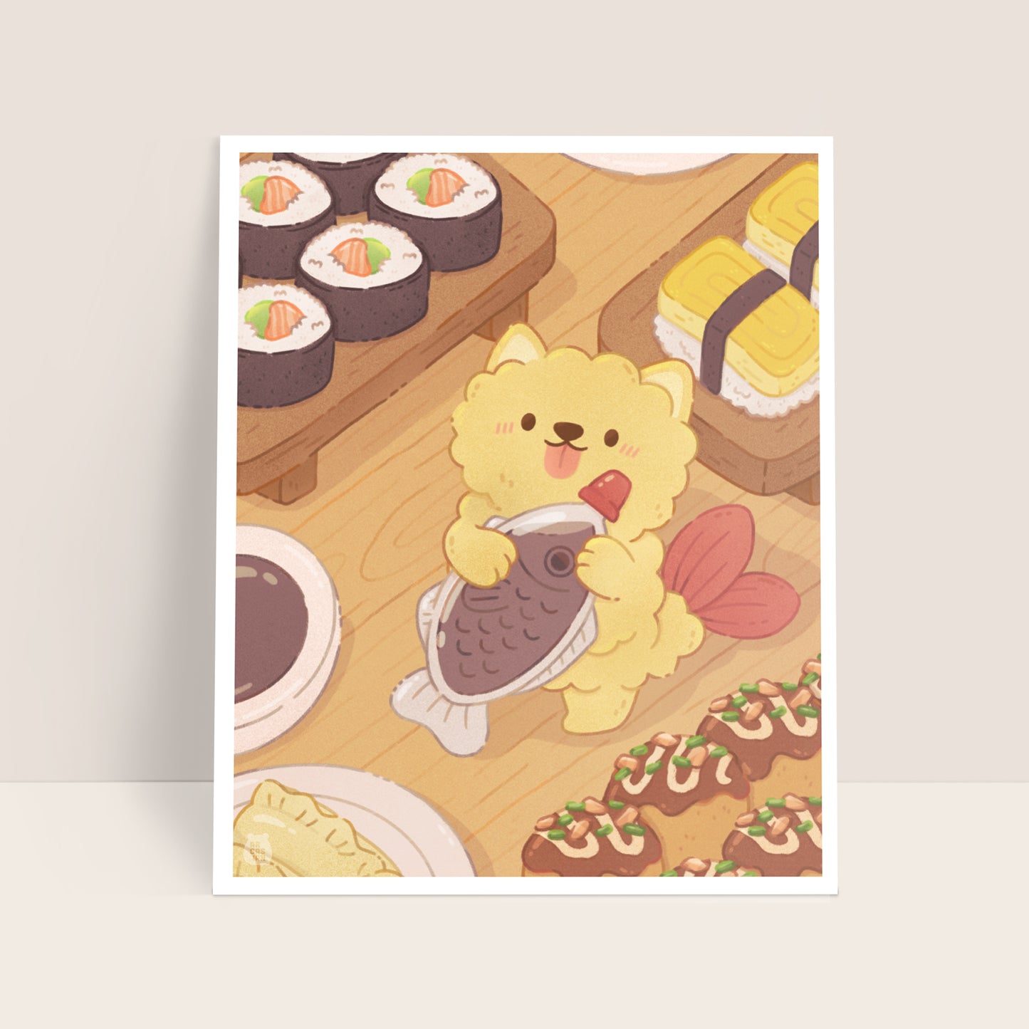 Dinner Time 8x10 Art Print