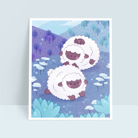 Dream Sheep 8x10 Art Print