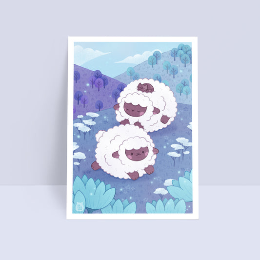 Dream Sheep 6x8 Art Print