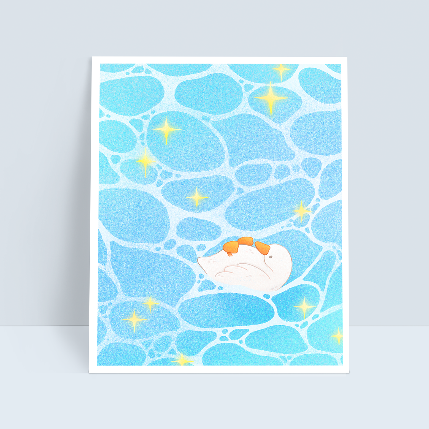 Floating Goose 8x10 Art Print