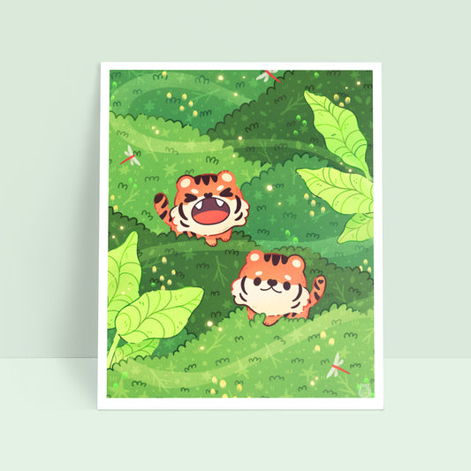 Little Tigers 8x10 Art Print