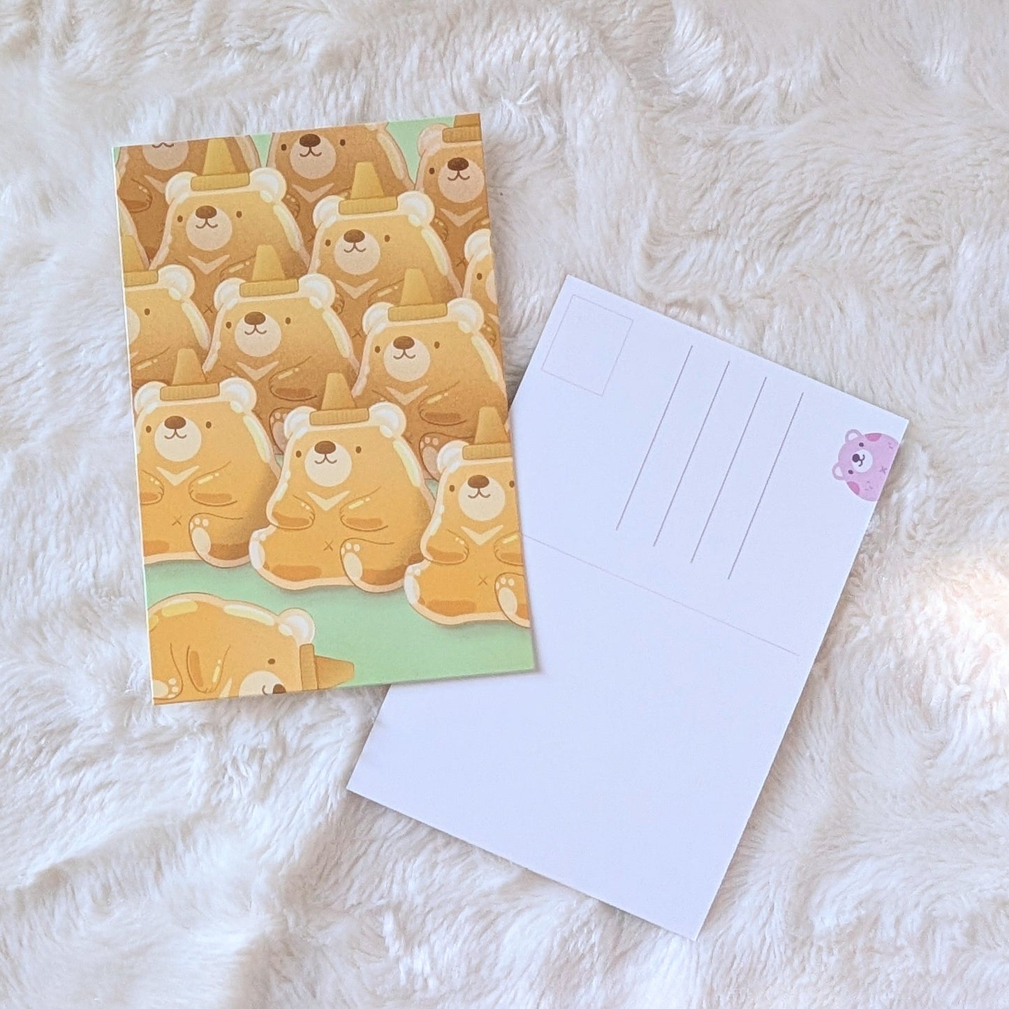 Honey Bears Postcard