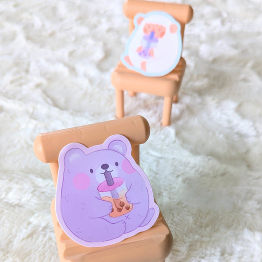 Bubbly Teas Waterproof Stickers