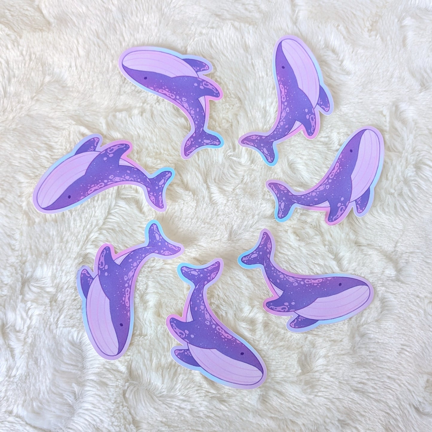 Dream Migration Whale Waterproof Stickers