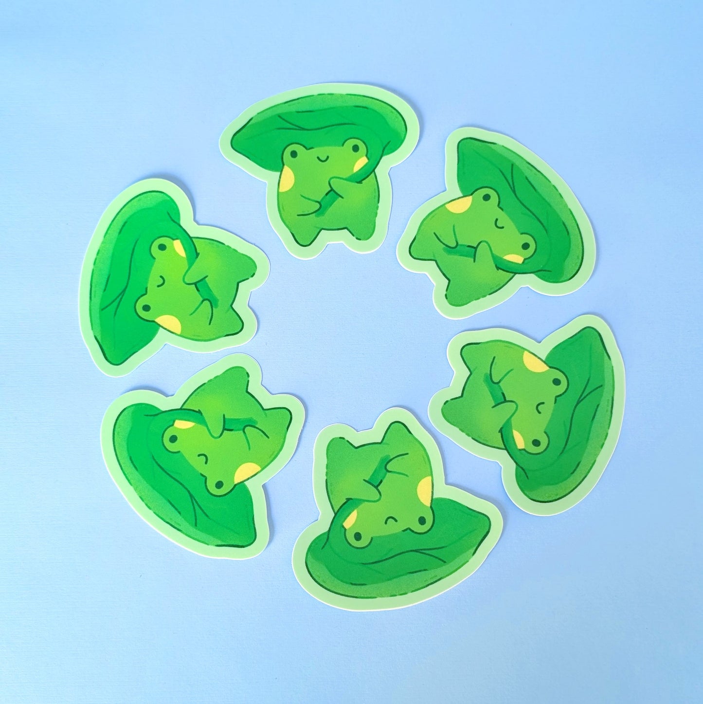 Frog of the Forest Waterproof Stickers