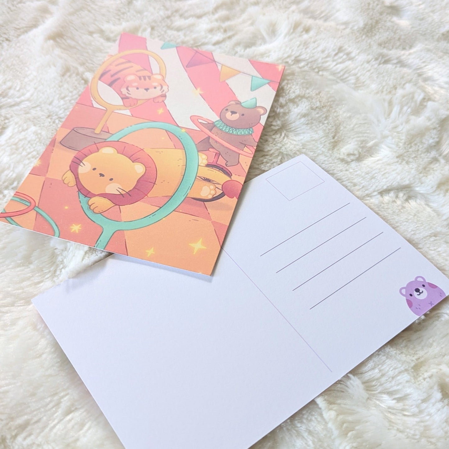 Critter Circus Postcard