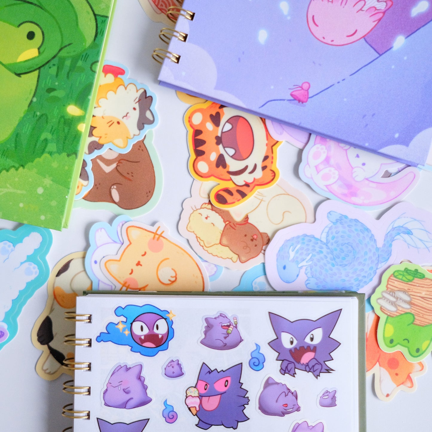 Cloudy Cat Hardcover Sticker Book