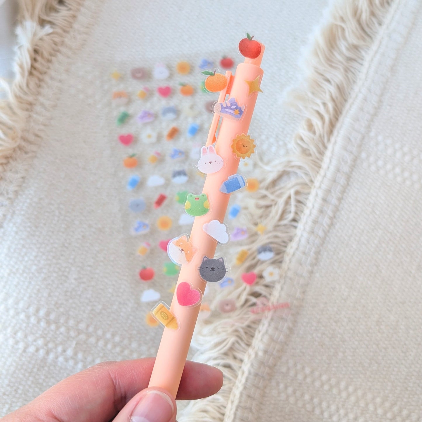 Tiny Things Clear Waterproof Sticker Sheet