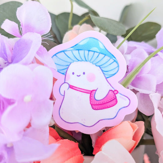 Mushroom Ghost Waterproof Stickers