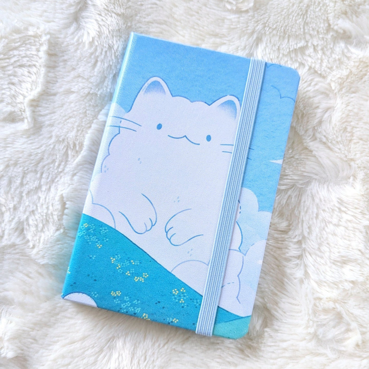 Cloudy Cats A6 Mini Notebook (Blank)