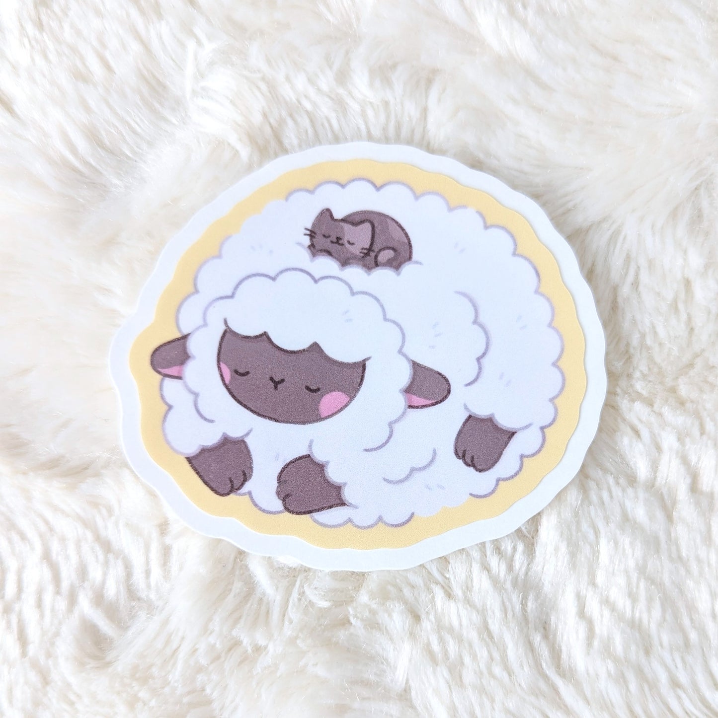 Sweet Sheep Waterproof Stickers