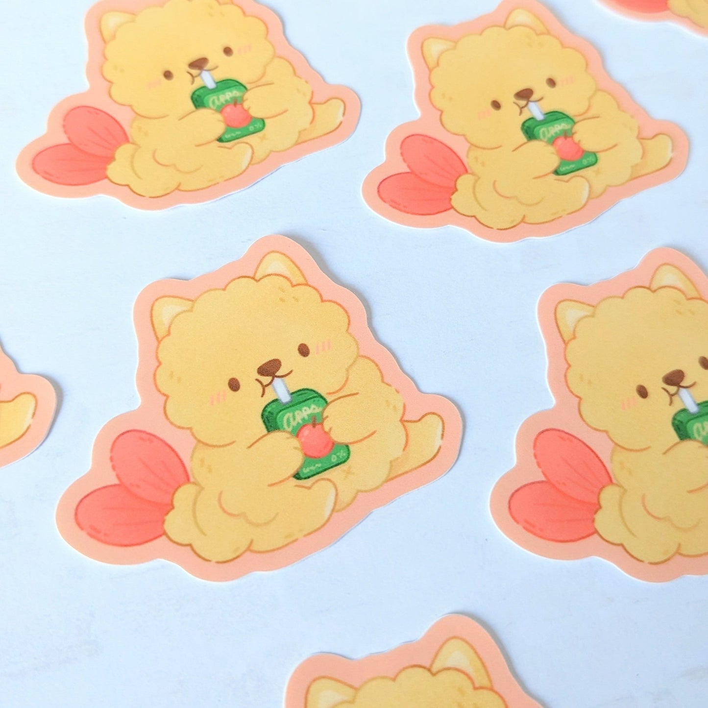 Sweet Pupura Waterproof Stickers