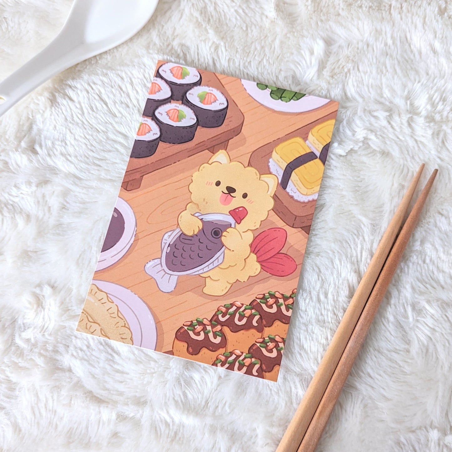 Dinner Time Postcard