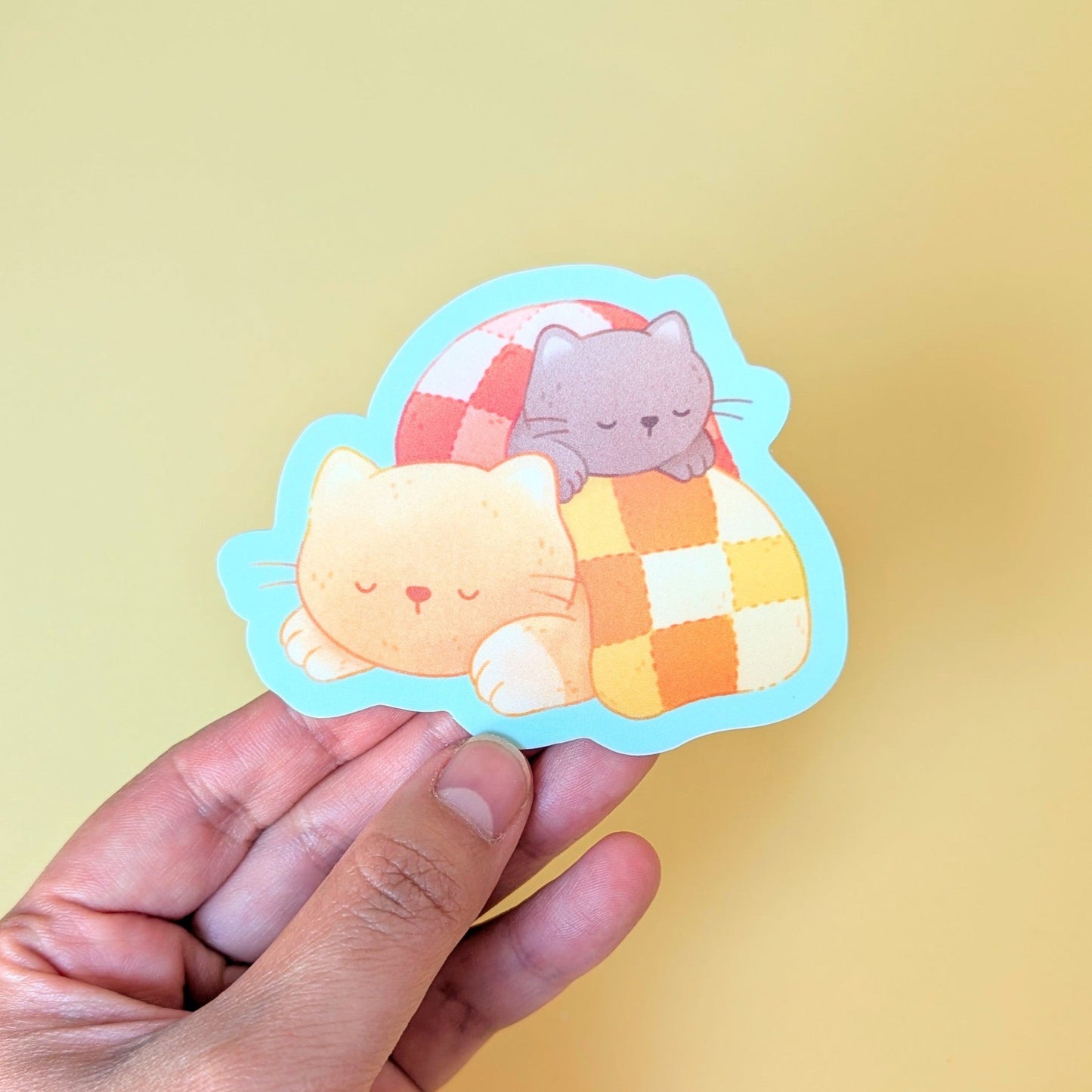 Cat Piles Waterproof Stickers