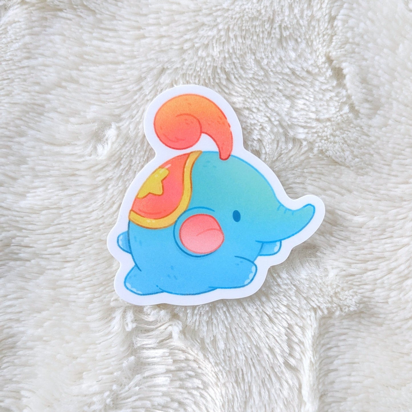 Circus Elephant Waterproof Stickers