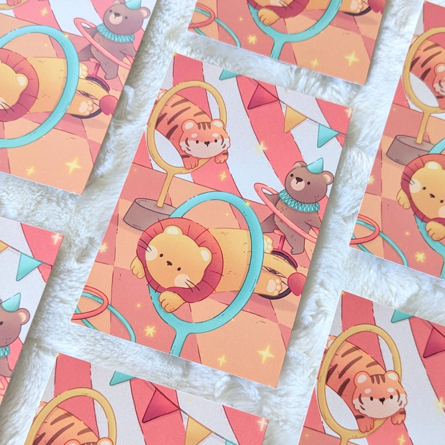 Critter Circus Postcard