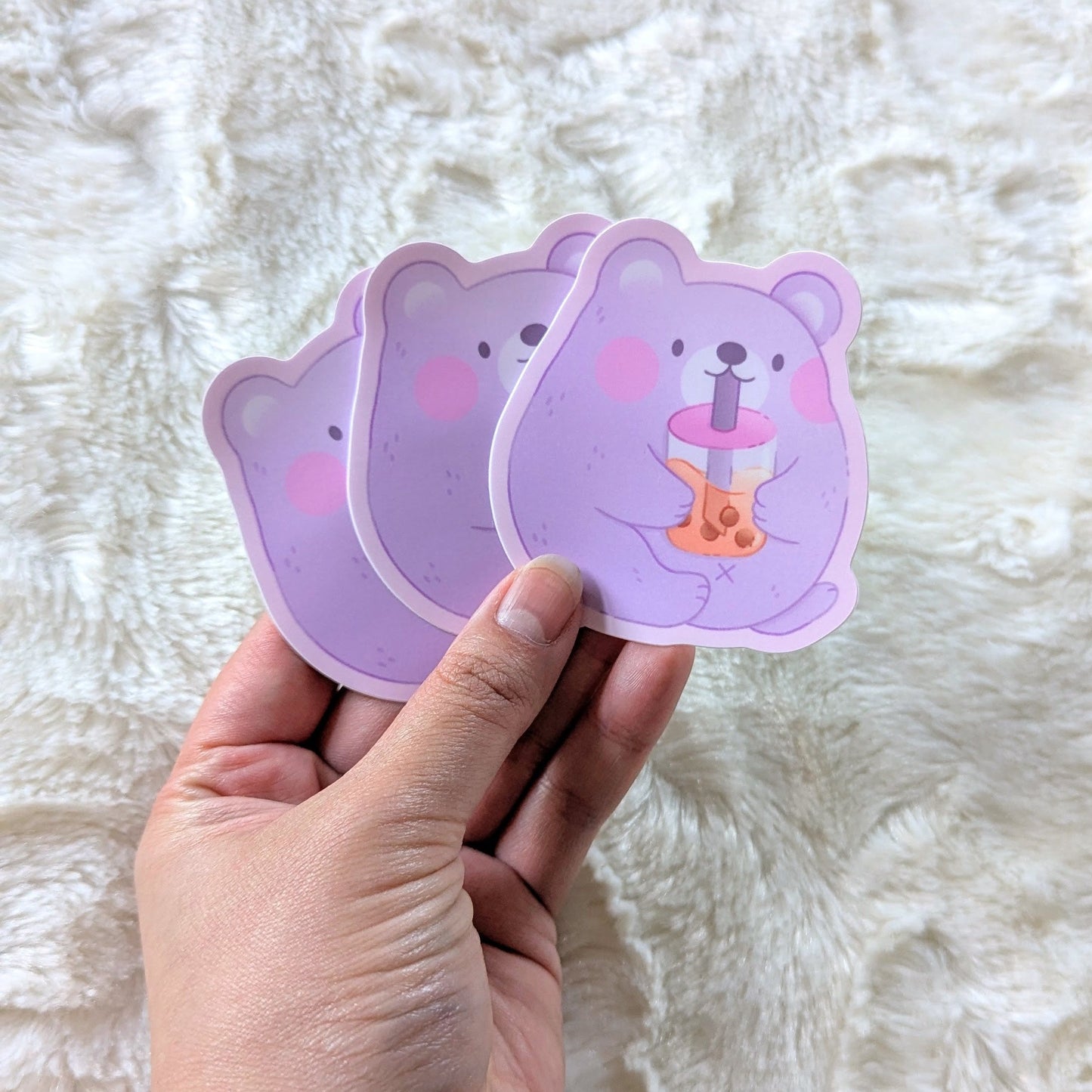 Bubbly Teas Waterproof Stickers