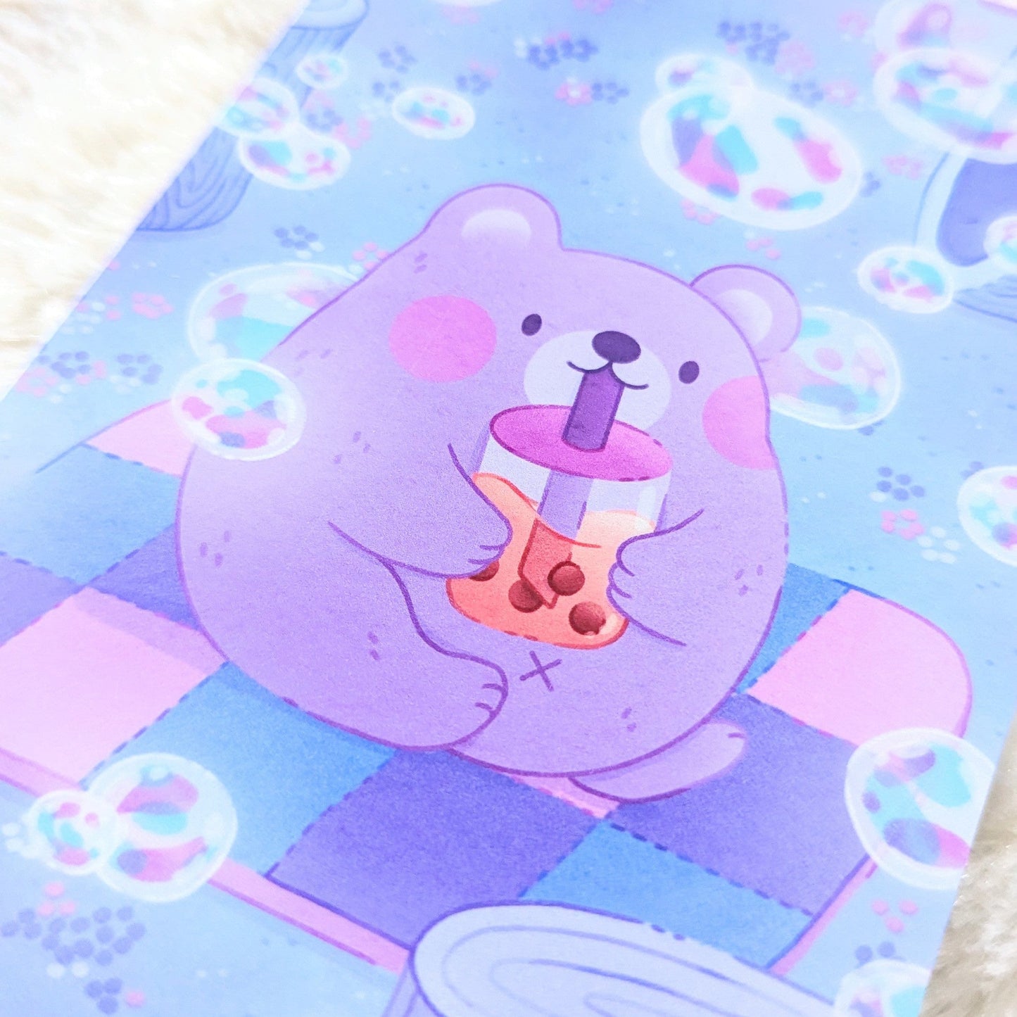 Bubbly Bear Postcard
