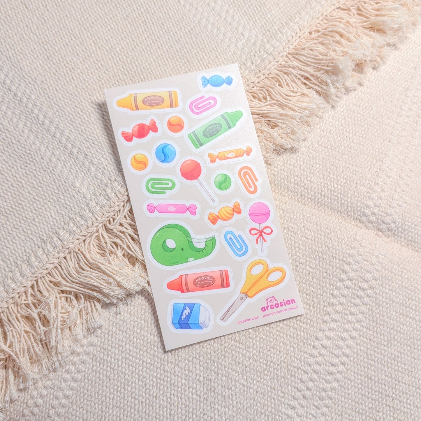 Little Things Waterproof Sticker Sheet