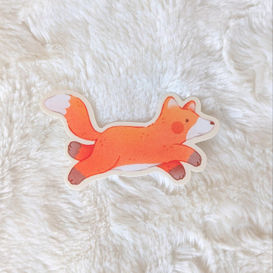 Leaping Fox Waterproof Stickers