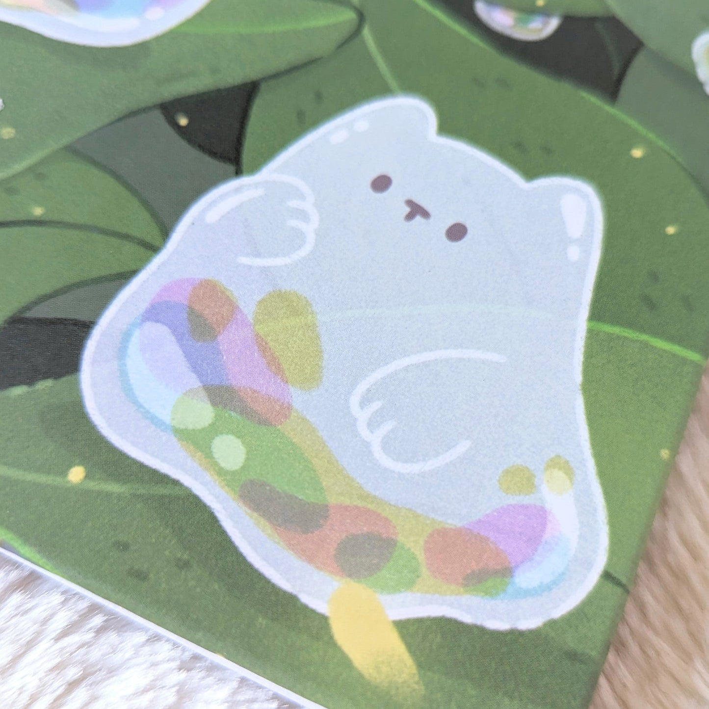 Wild Bubbles Hardcover Sticker Book