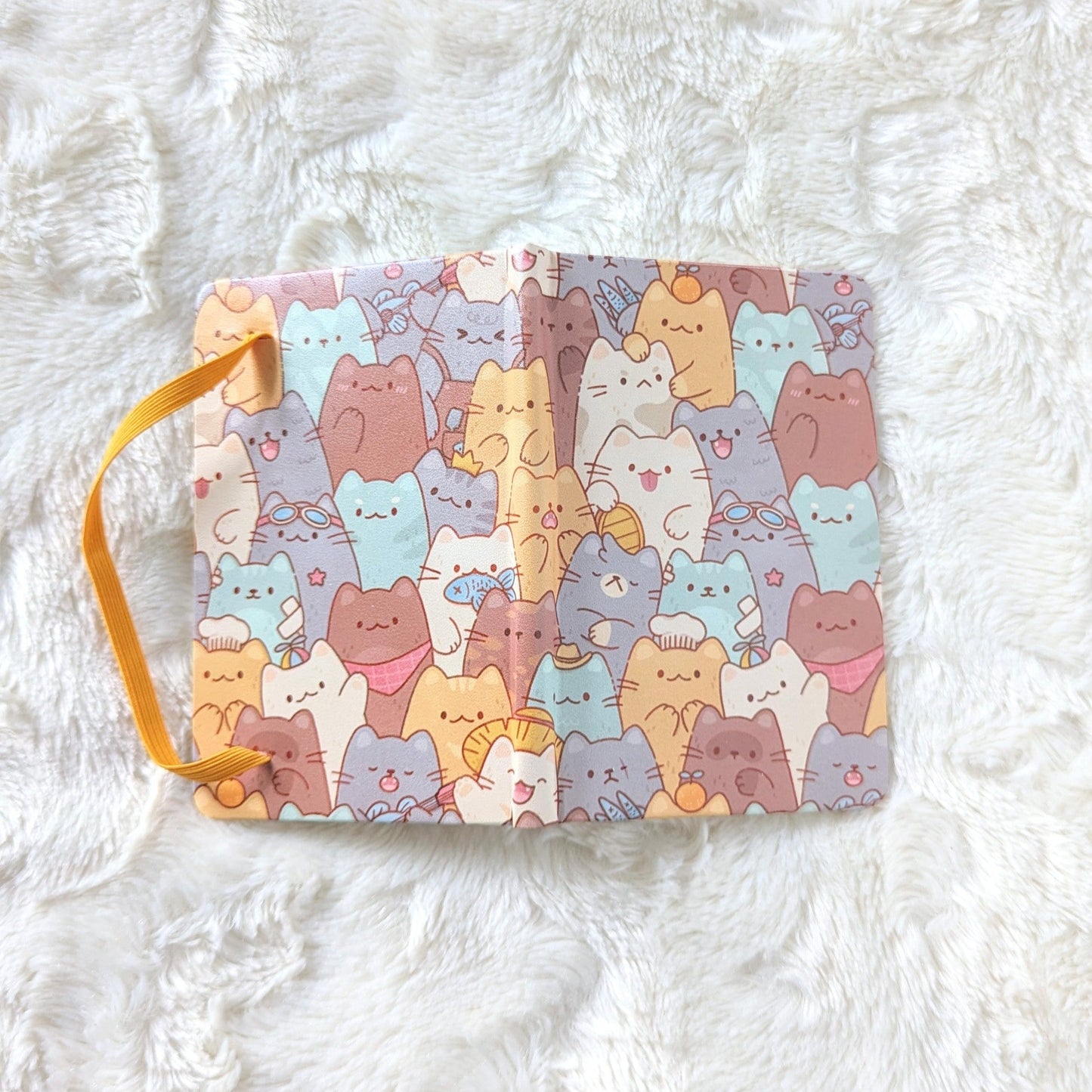 Cat Pile A6 Mini Notebook (Blank)
