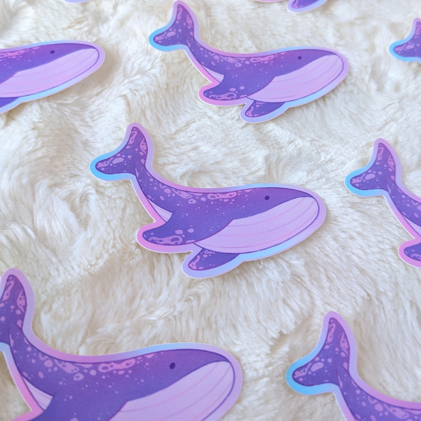 Dream Migration Whale Waterproof Stickers