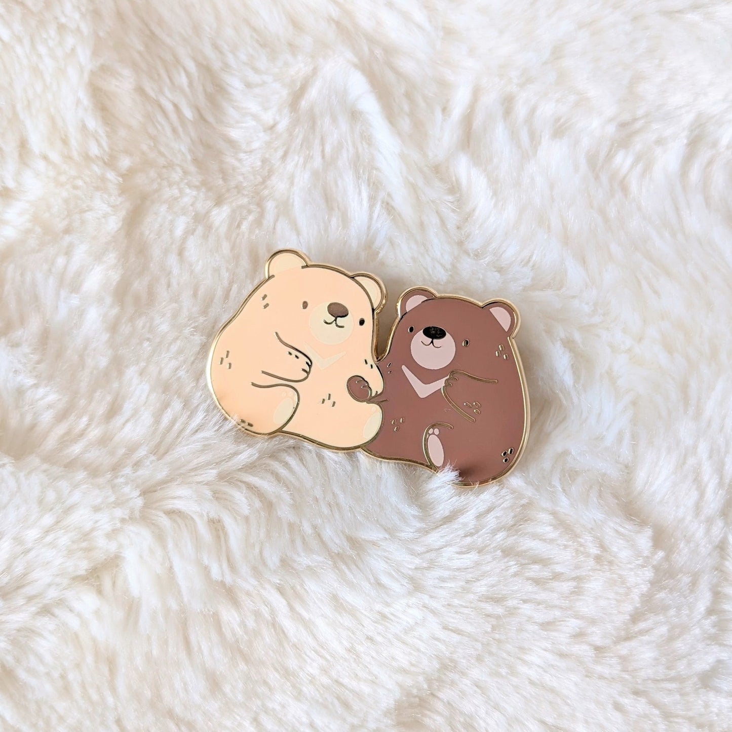 Bear-sties Besties Enamel Pin