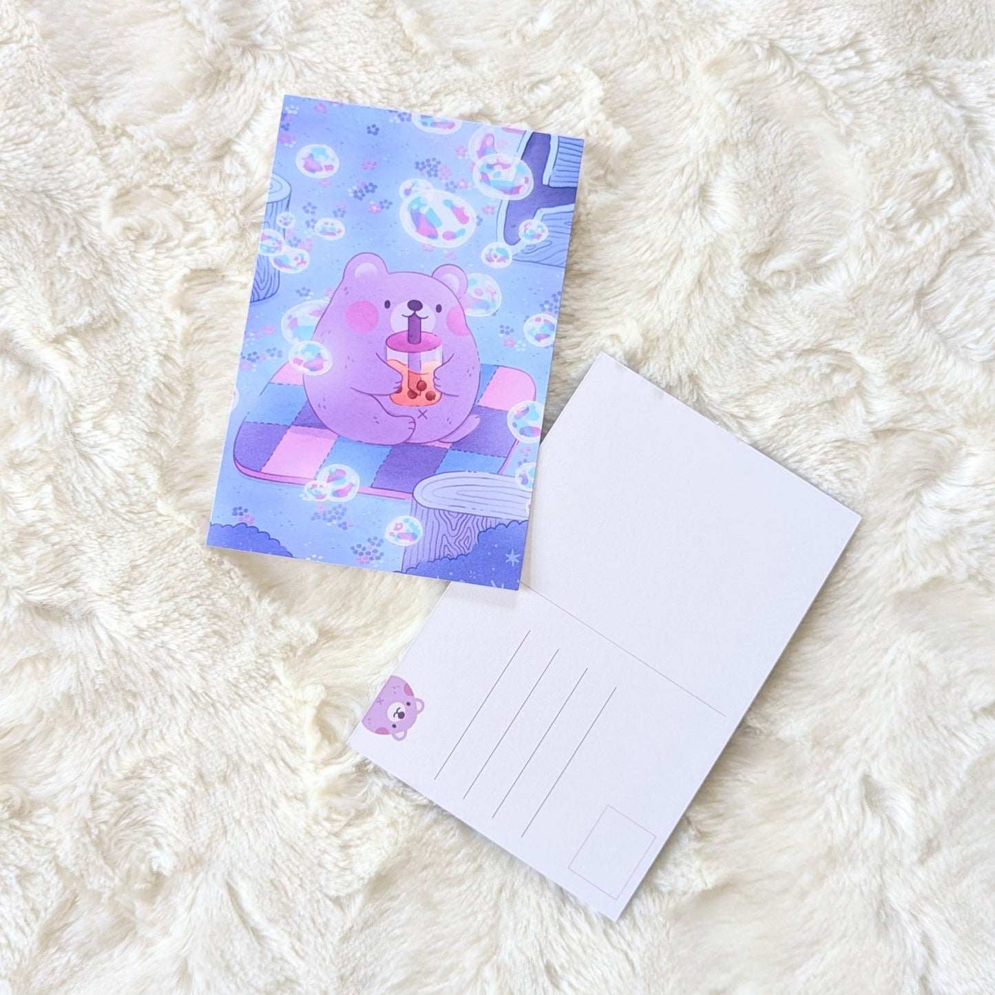 Bubbly Bear Postcard