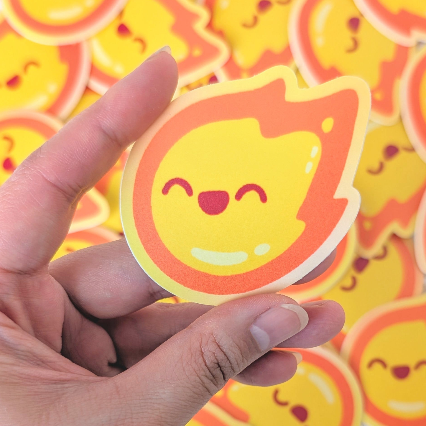 Toko the Flame Waterproof Stickers