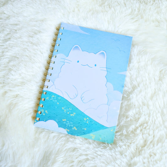 Cloudy Cat Hardcover Sticker Book