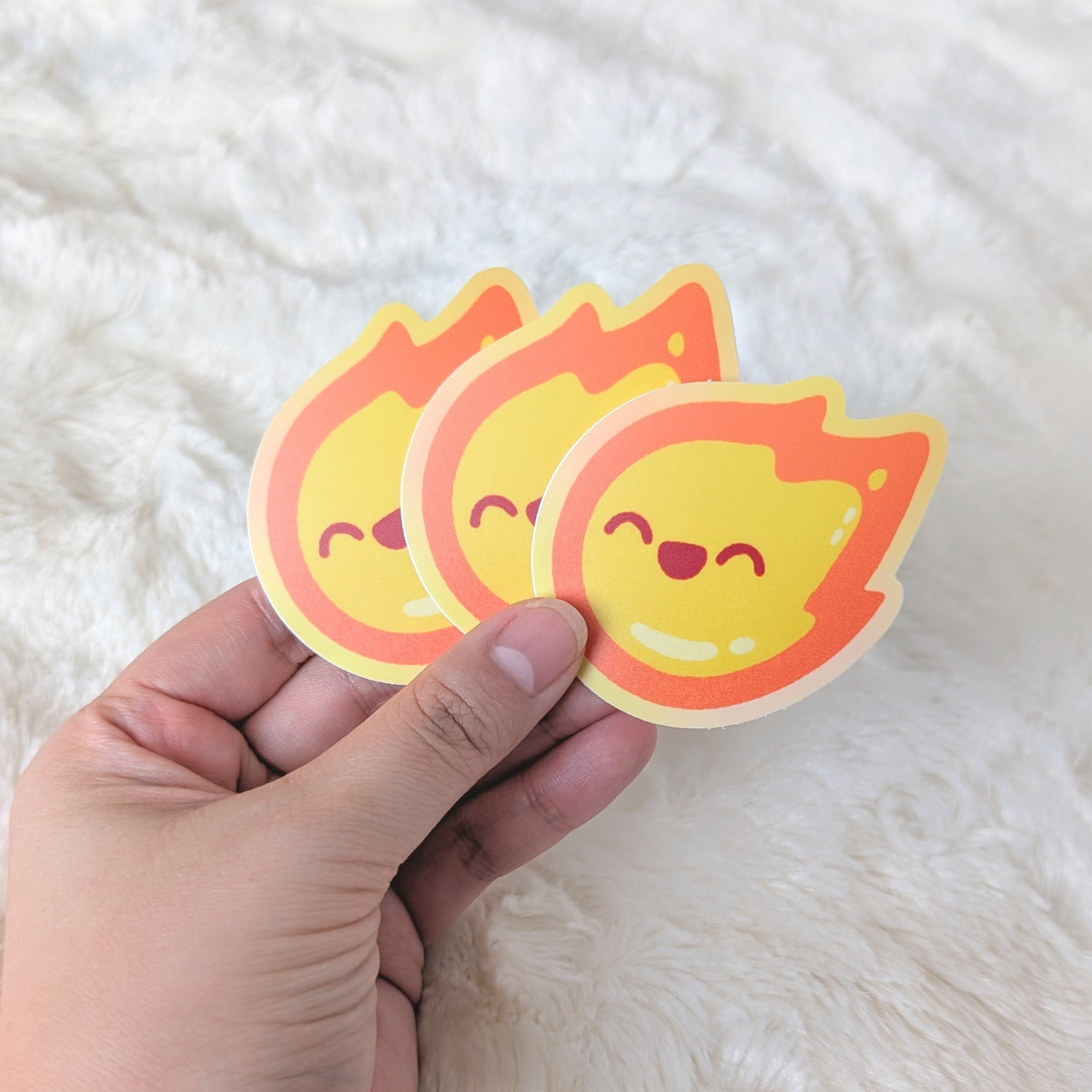 Toko the Flame Waterproof Stickers