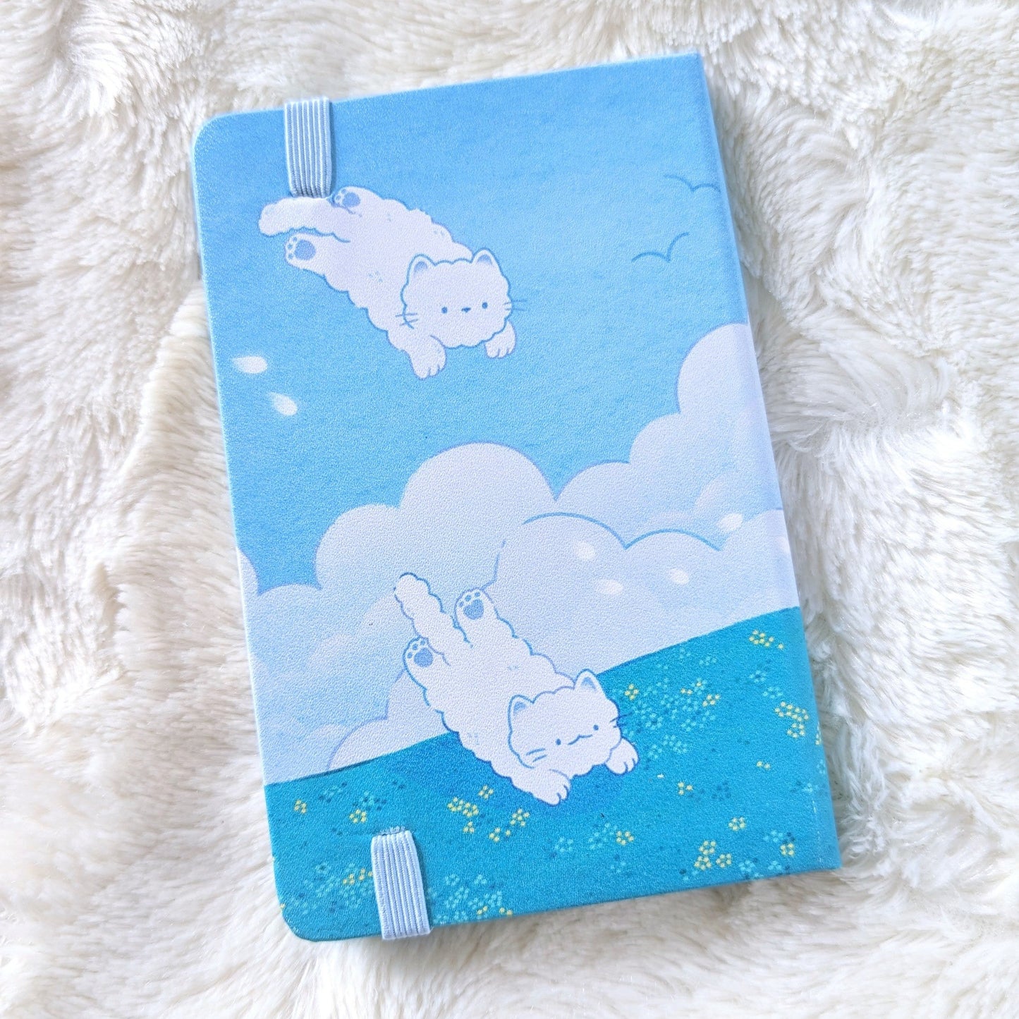 Cloudy Cats A6 Mini Notebook (Blank)