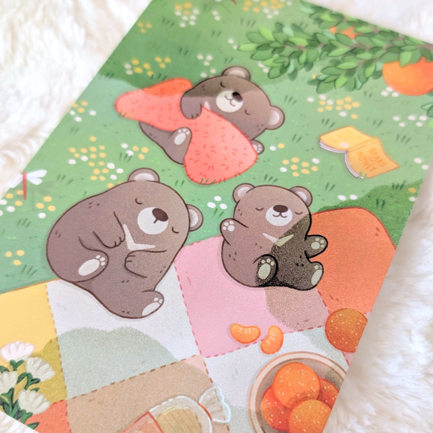 Bear Picnic Postcard