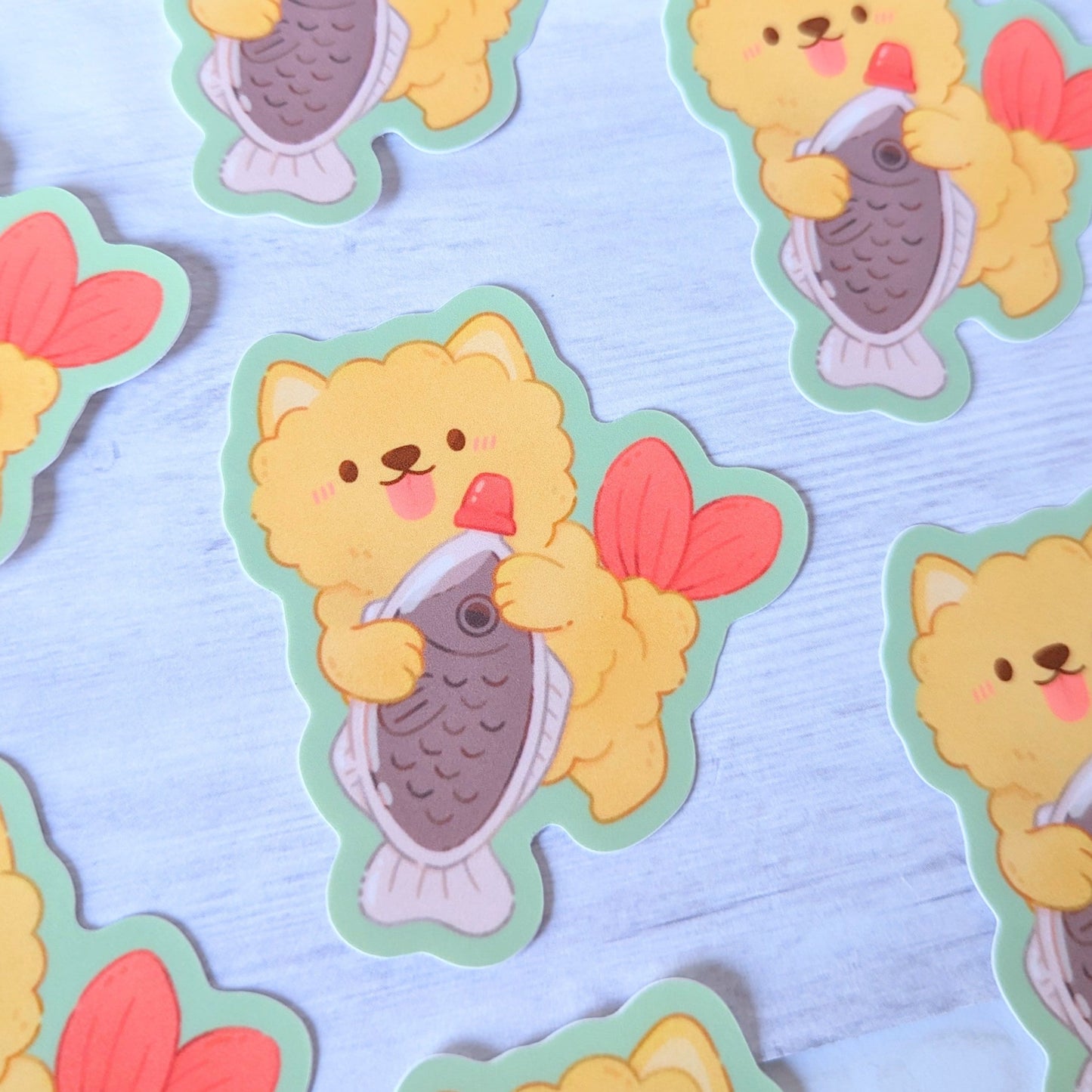 Sweet Pupura Waterproof Stickers
