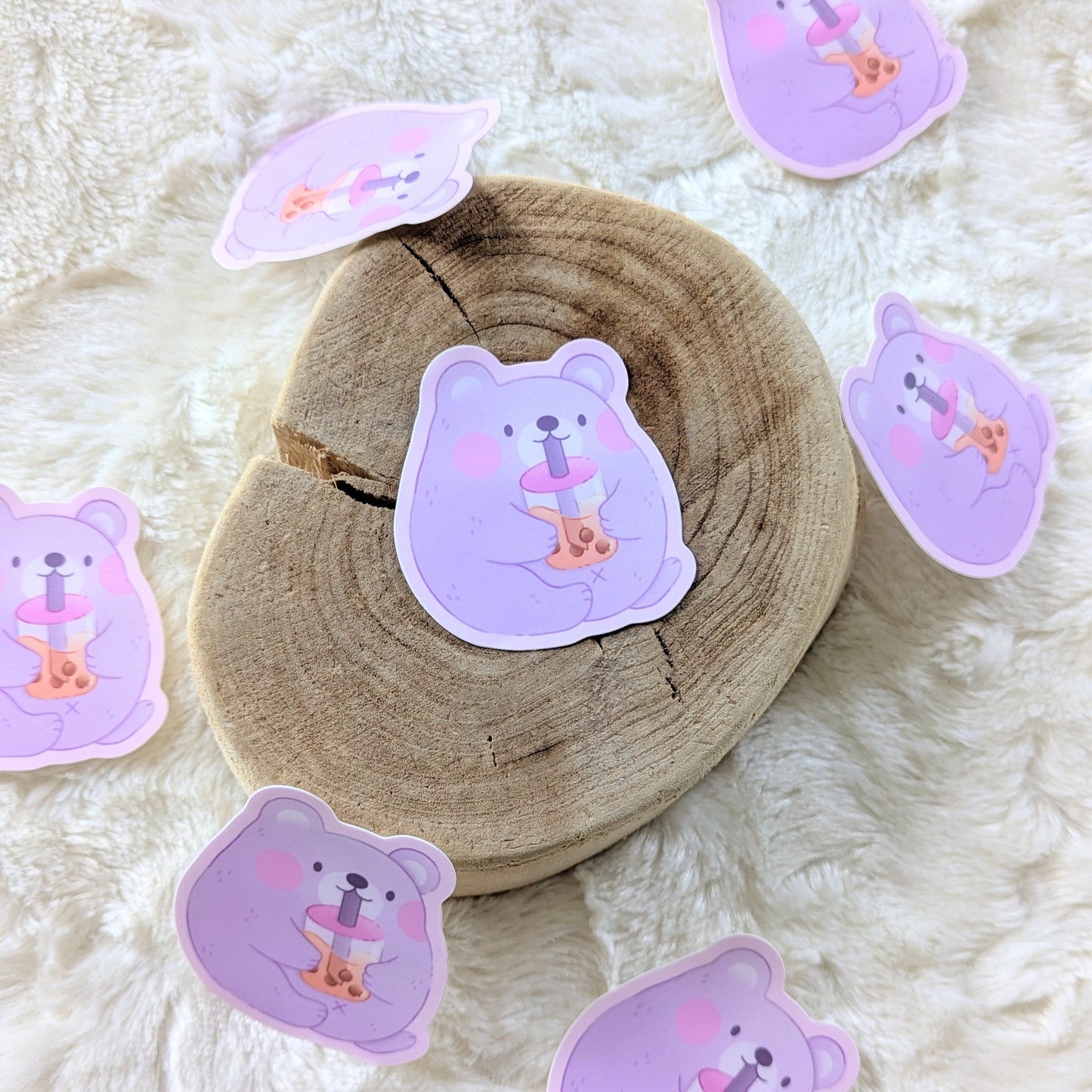 Bubbly Teas Waterproof Stickers