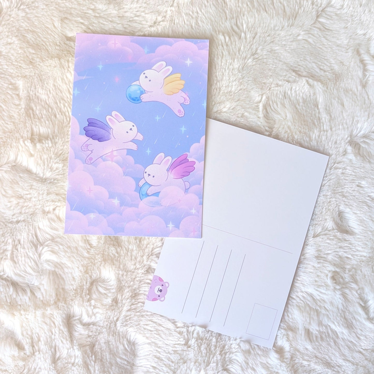 Celestial Bunnies Postcard