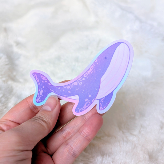 Dream Migration Whale Waterproof Stickers