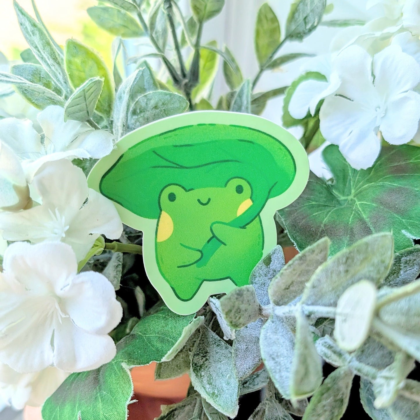 Frog of the Forest Waterproof Stickers